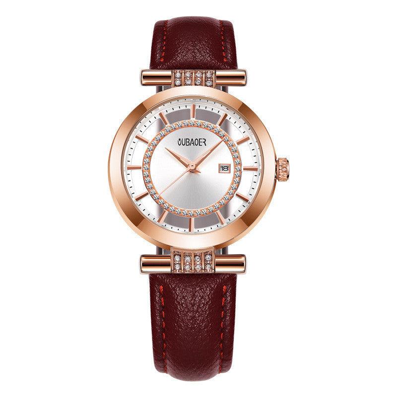 Rhinestone Personalized Hollow Watch - Image 7