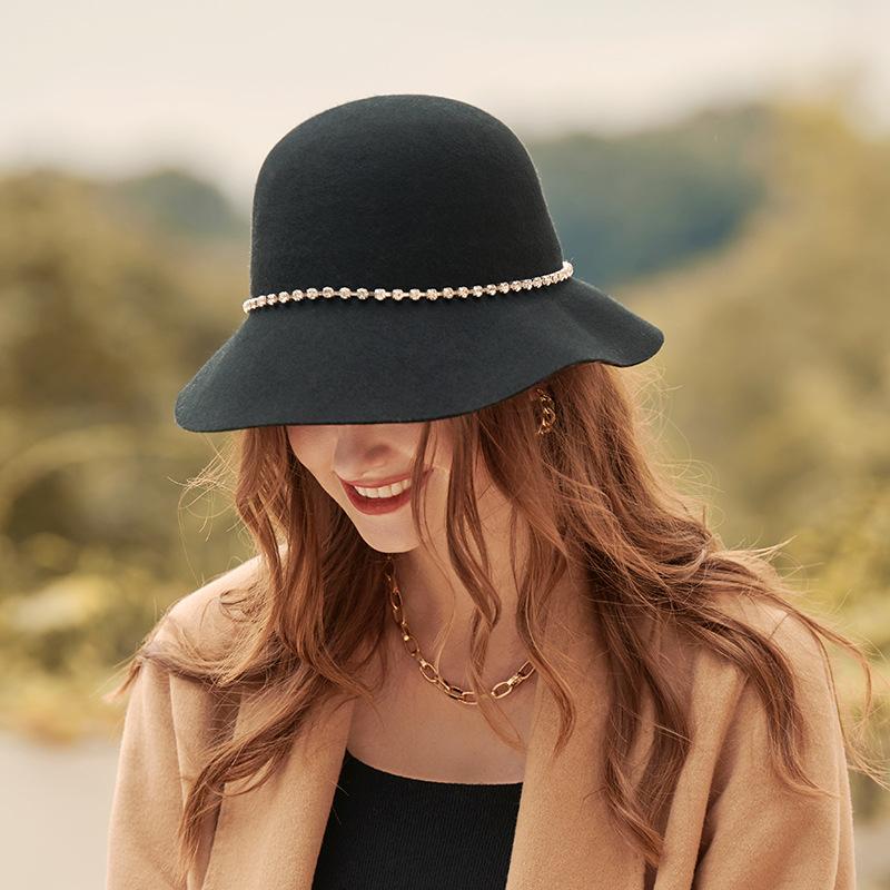 Rhinestone Trimmed Floppy Hat - Image 3