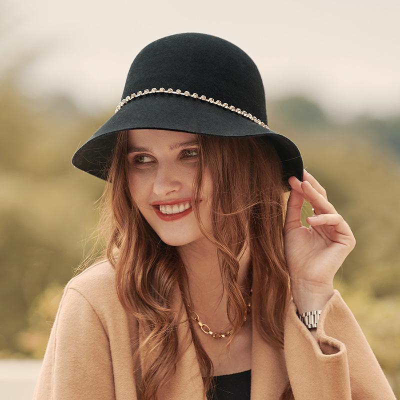 Rhinestone Trimmed Floppy Hat - Image 5