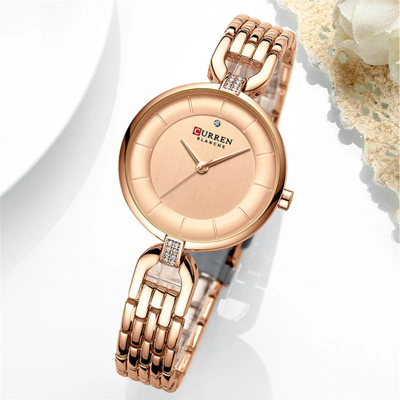 Rhinestone Watch Waterproof Quartz Watch Rhinestone-encrusted