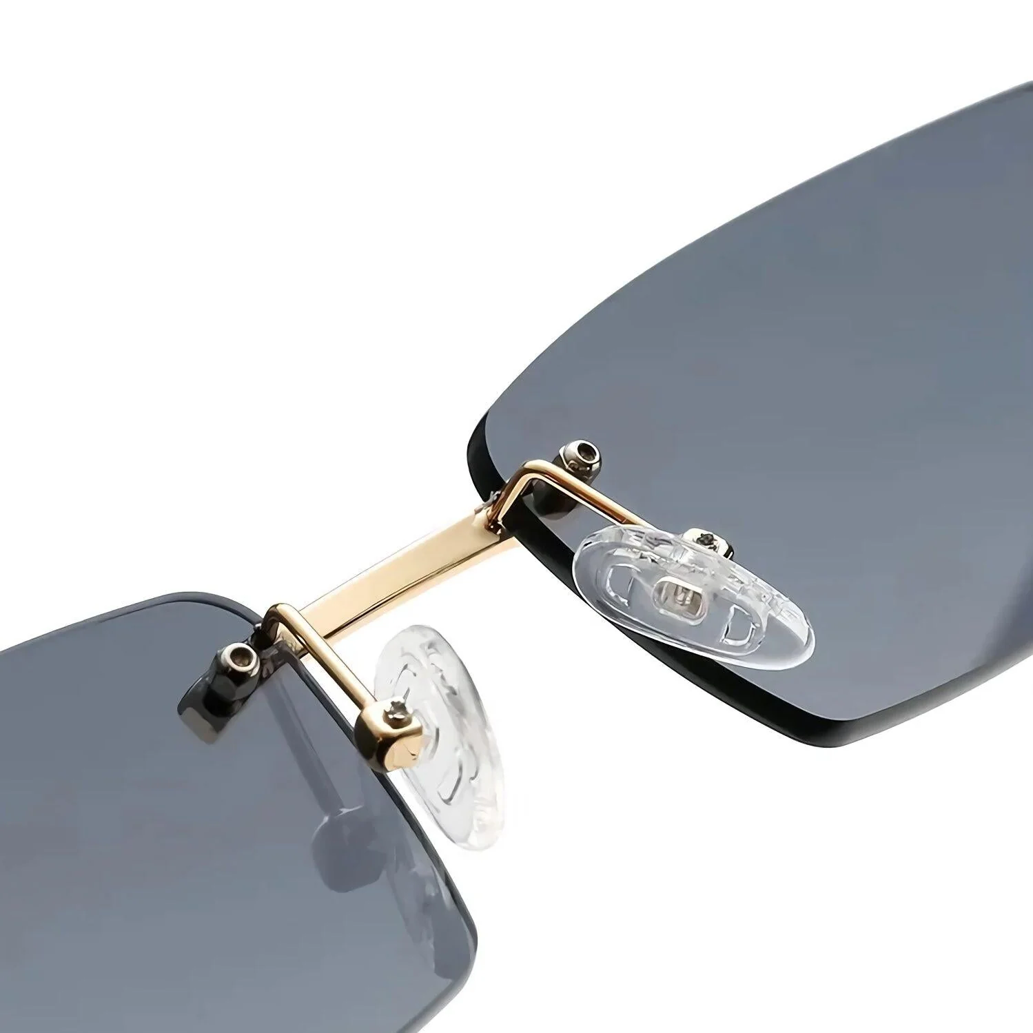 Rimless Wooden Sunglasses - Image 13