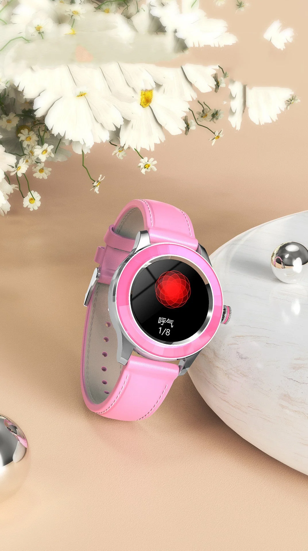 S09 Smart Watch Female Round Touch Screen Ip67 Waterproof Call Reminder Smart Watch - Image 6