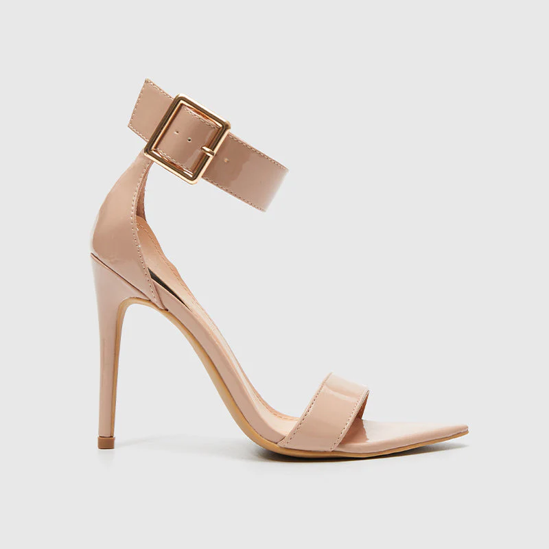 Pointy Toe Ankle Strap Heeled Sandals - Image 27