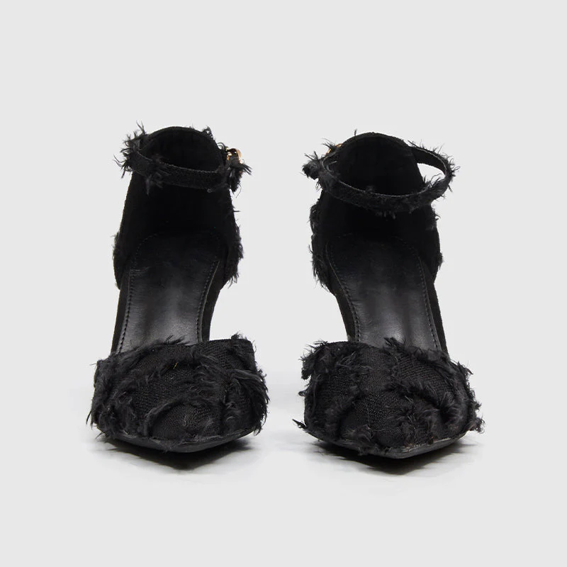 Pointed Pumps High Heels Black - Image 3