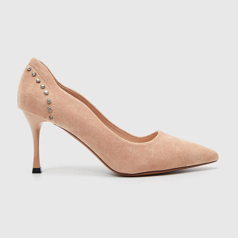 Pointy Toe Pumps Pink - Image 2