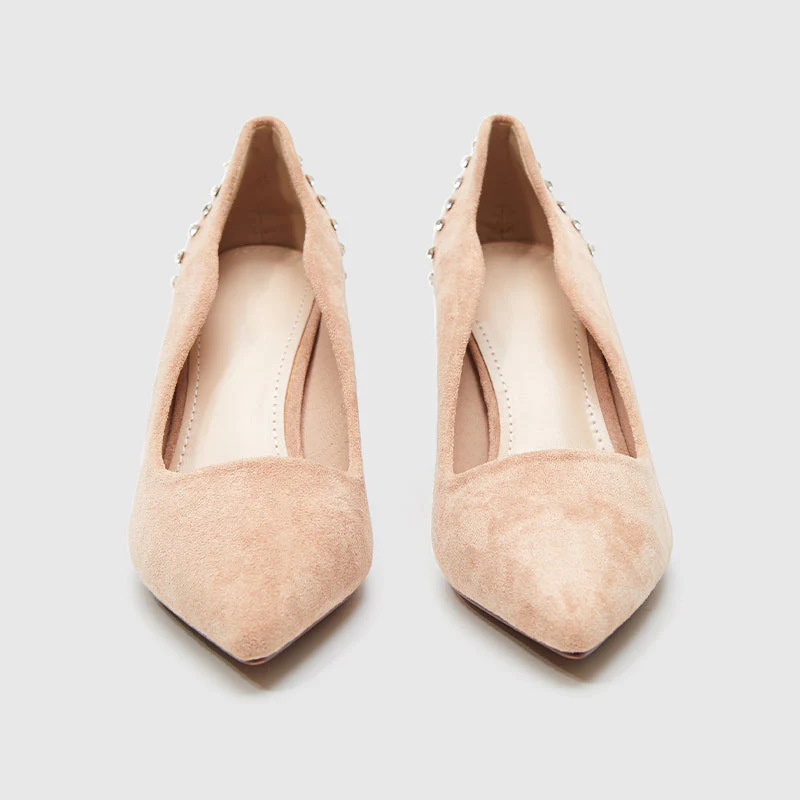 Pointy Toe Pumps Pink - Image 3