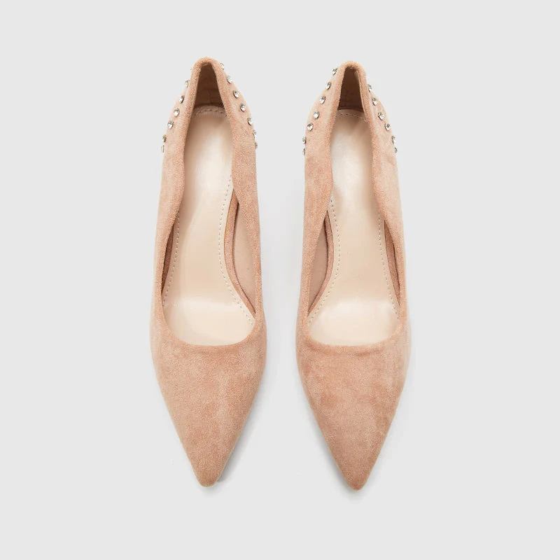 Pointy Toe Pumps Pink - Image 4