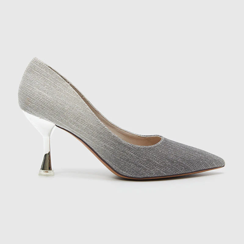 Evening Heeled Pointed Pumps - Image 2
