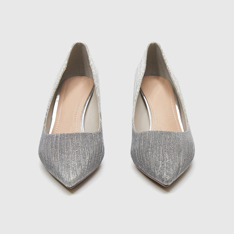 Evening Heeled Pointed Pumps - Image 4