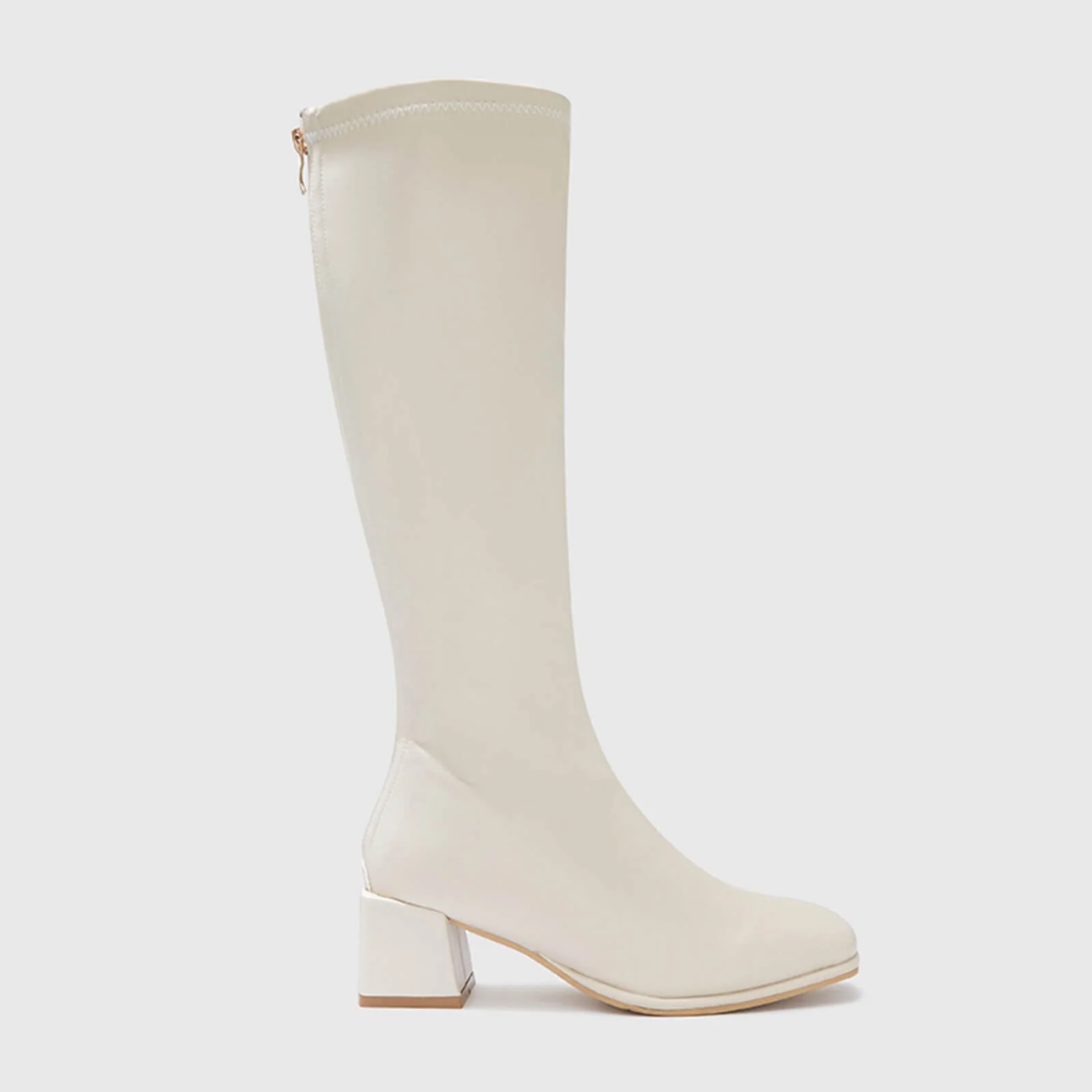 Block Heel Tall Riding Boots - Image 2