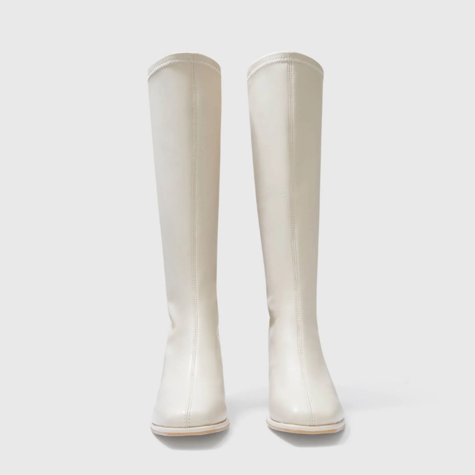 Block Heel Tall Riding Boots - Image 3