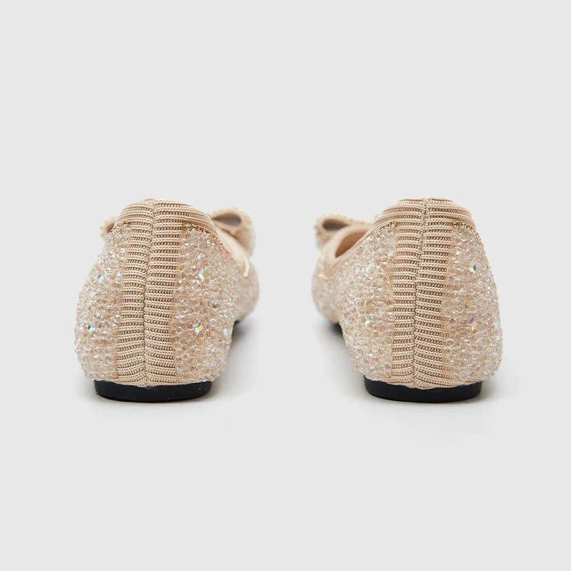 Pointed Asakuchi Bow Casual Flats - Image 4