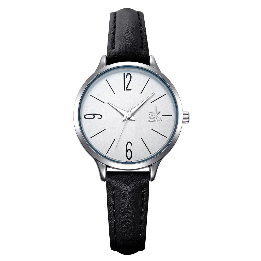 Shengke Leather Strap Ladies Watch - Image 4