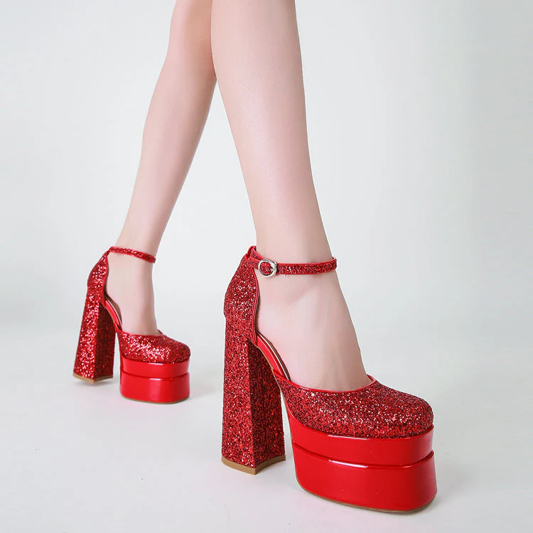 Shiny Heeled Sandals - Image 8