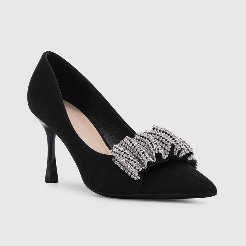 Pointy Toe Pumps Black