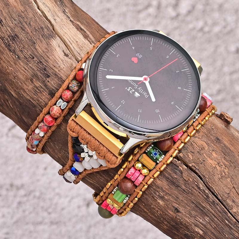 Shoushan Stone Bead Watch With Bracelet - Image 5