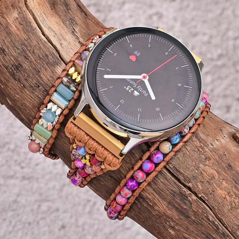 Shoushan Stone Bead Watch With Bracelet - Image 7