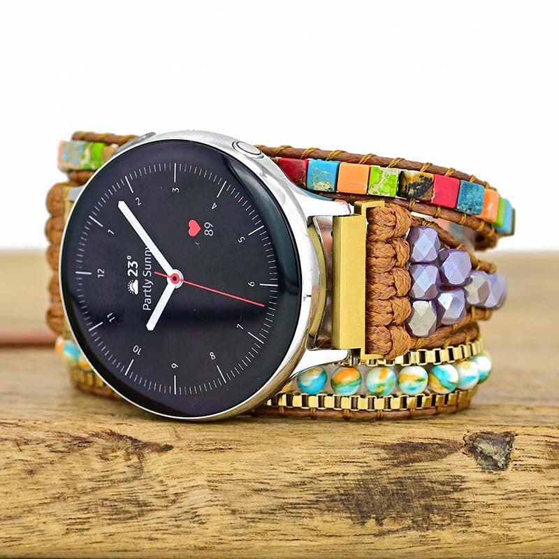 Shoushan Stone Bead Watch With Bracelet - Image 8