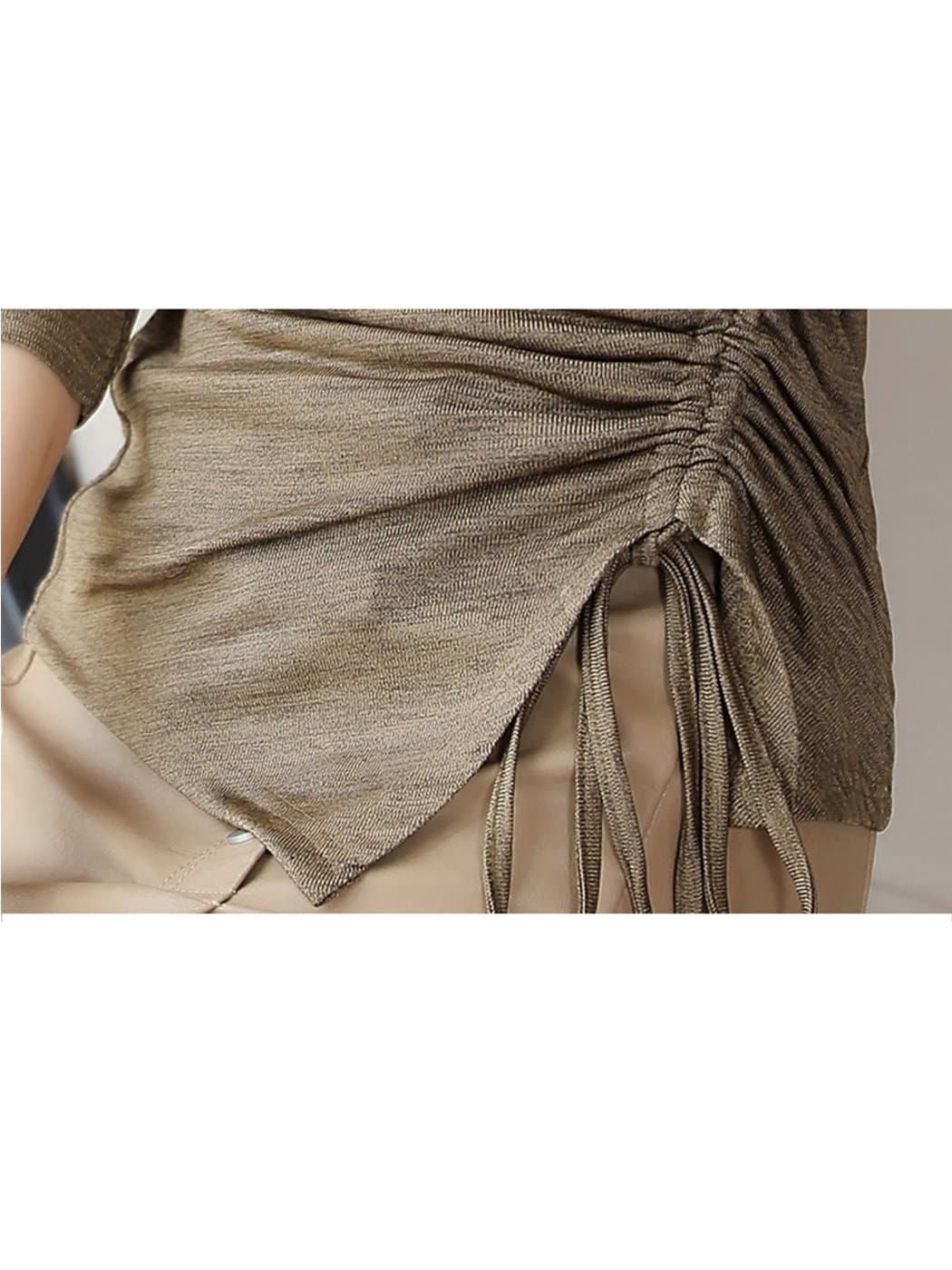 Side Gathered Cinched Top - Image 13