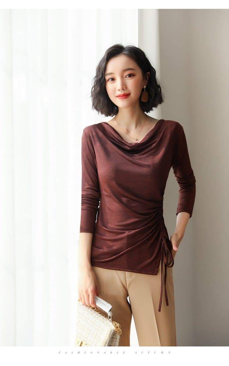 Side Gathered Cinched Top - Image 4