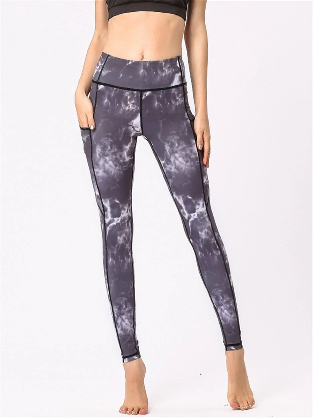 Side Pocket Camo Tights - Image 3