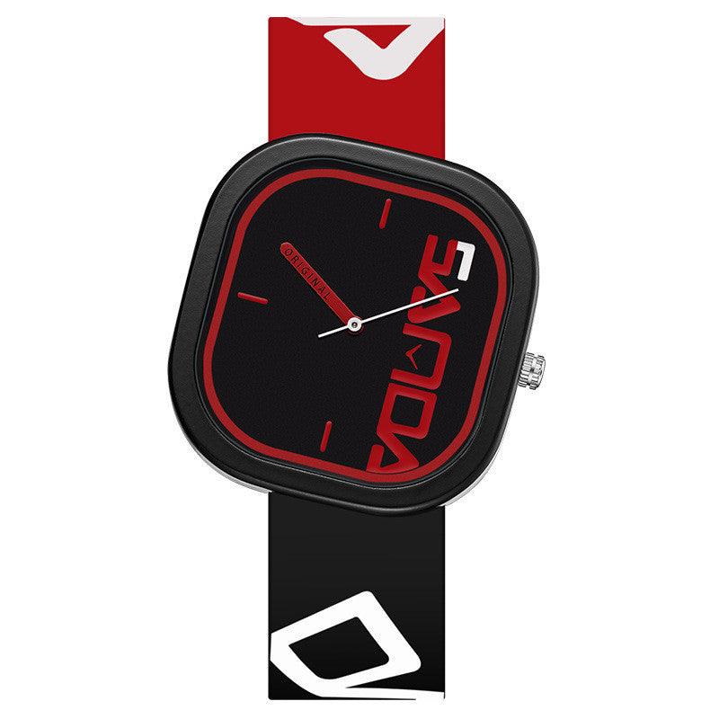 Silicone Square Trend Waterproof Watch - Image 3