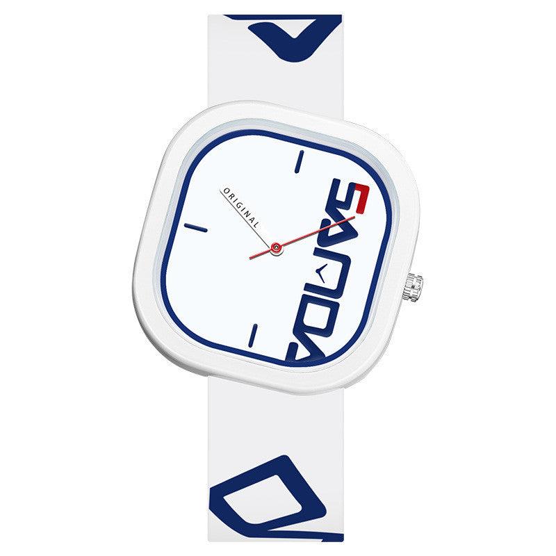 Silicone Square Trend Waterproof Watch - Image 4
