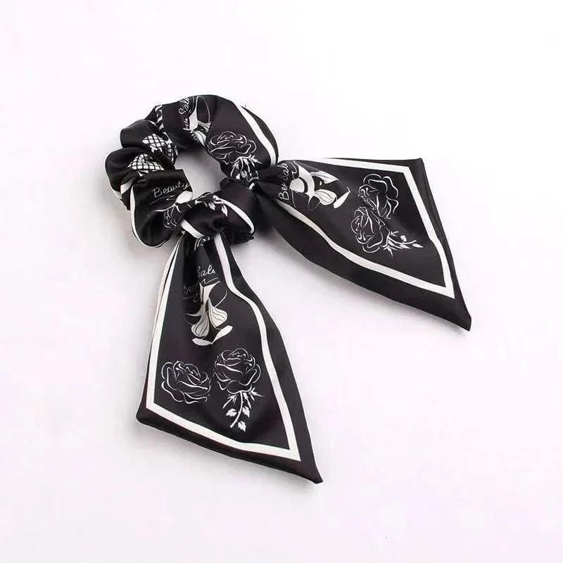 Silky Long Ribbon Scrunchy Variety - Image 9