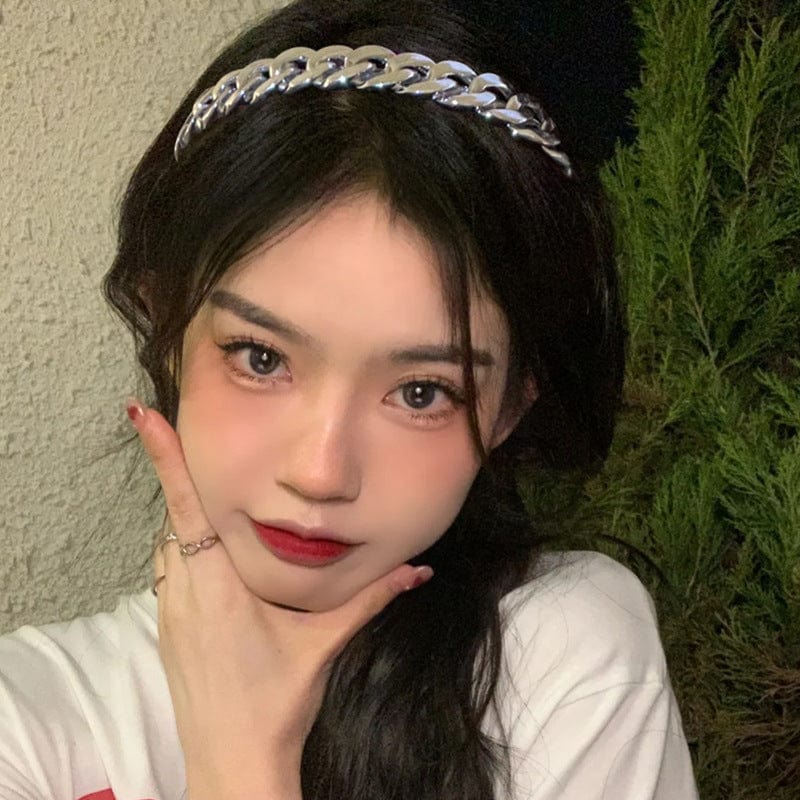 Silver Chain Headband - Image 2