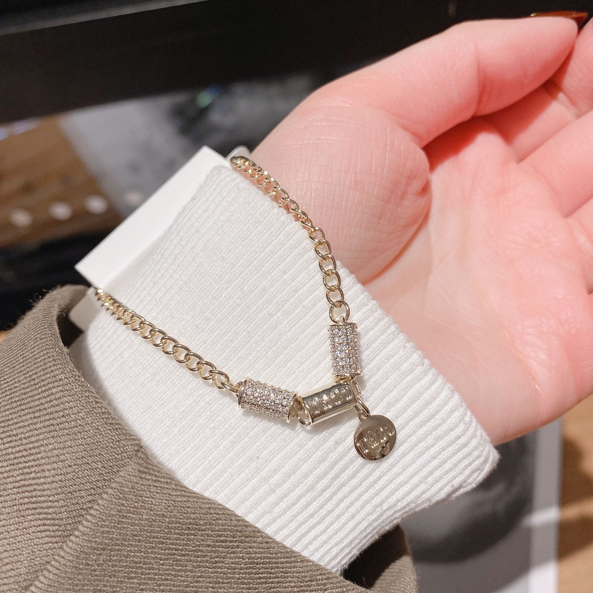 Silver Rollerball Gold Bracelet - Image 2