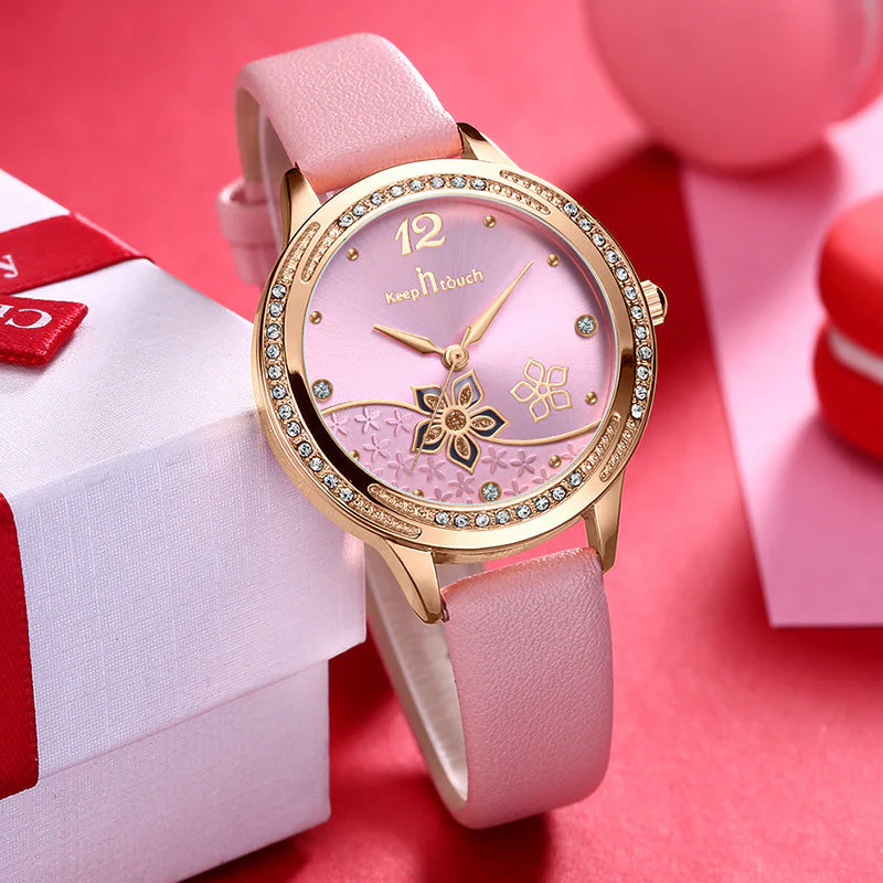 Simple And Flower Waterproof Watch Watch - Image 4