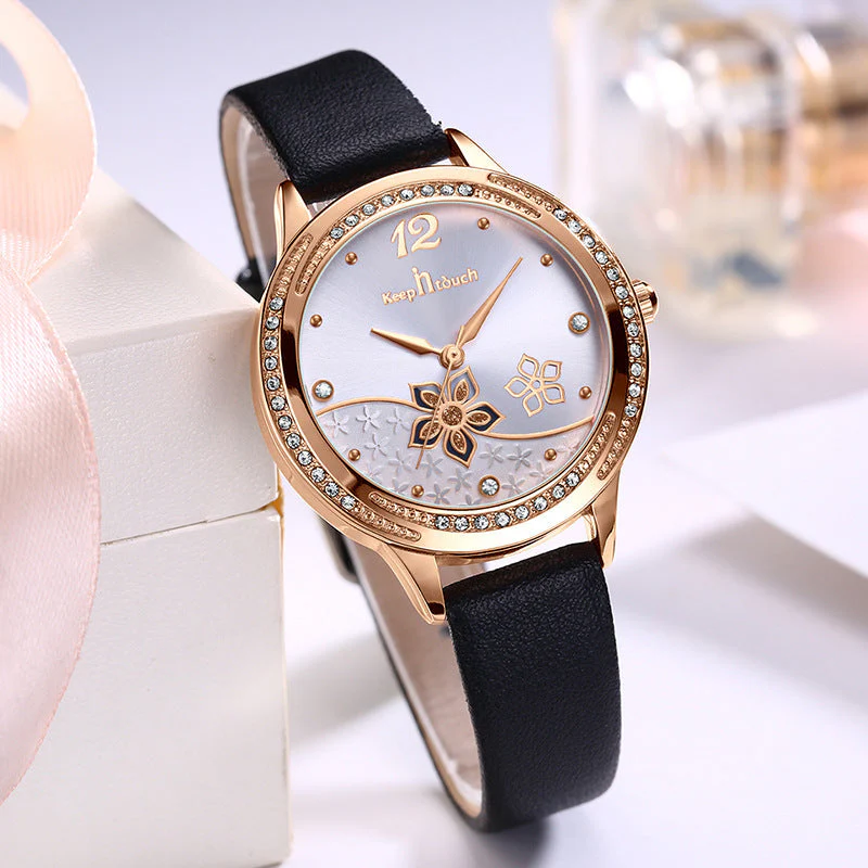 Simple And Flower Waterproof Watch Watch - Image 6