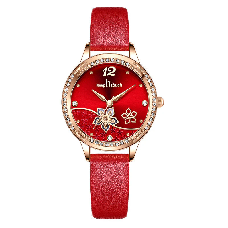 Simple And Flower Waterproof Watch Watch - Image 8