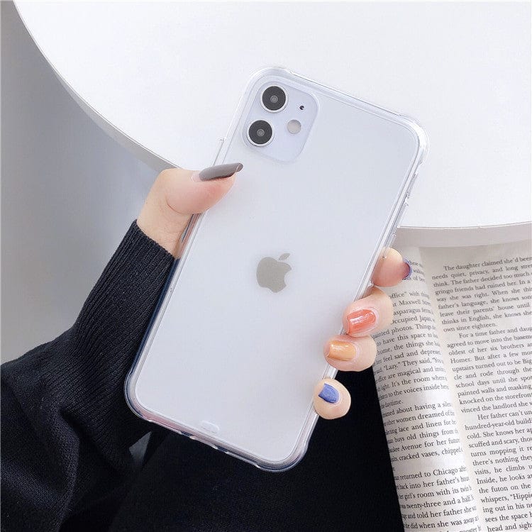 Simple Clear Phone Case with Colored Rim - Image 2