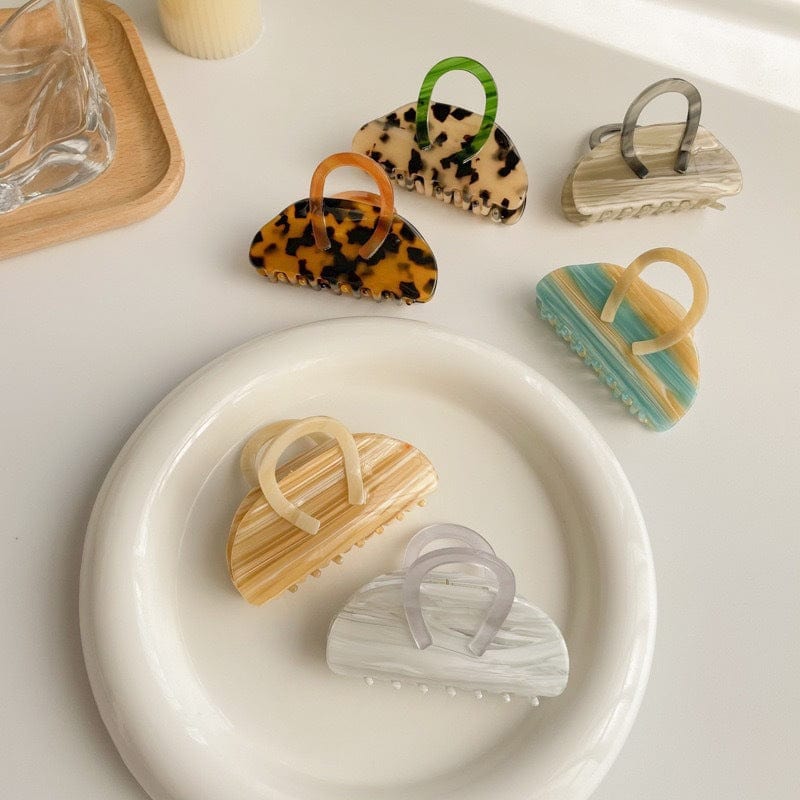 Simple Design Acrylic Hair Claw Variety - Image 2