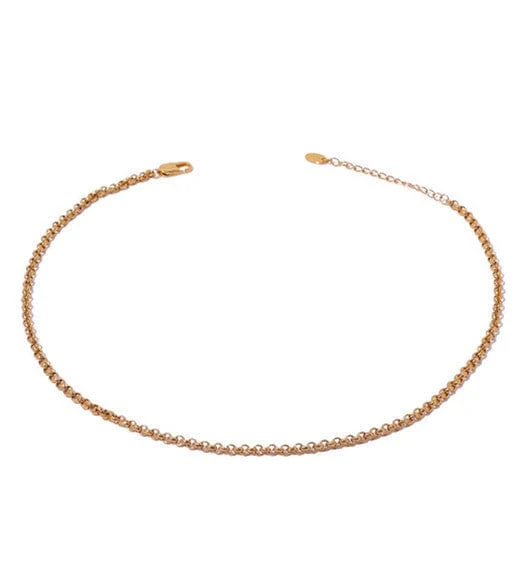Simple Gold Chain Necklace Variety - Image 3