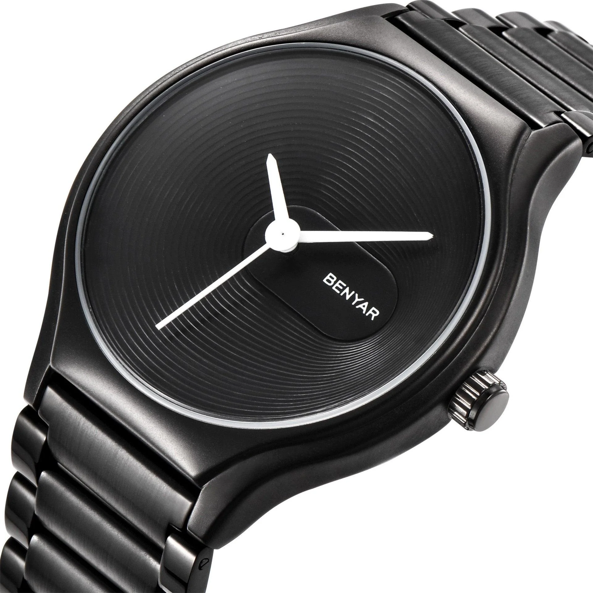 Simple Quartz Steel Band Watch - Image 2