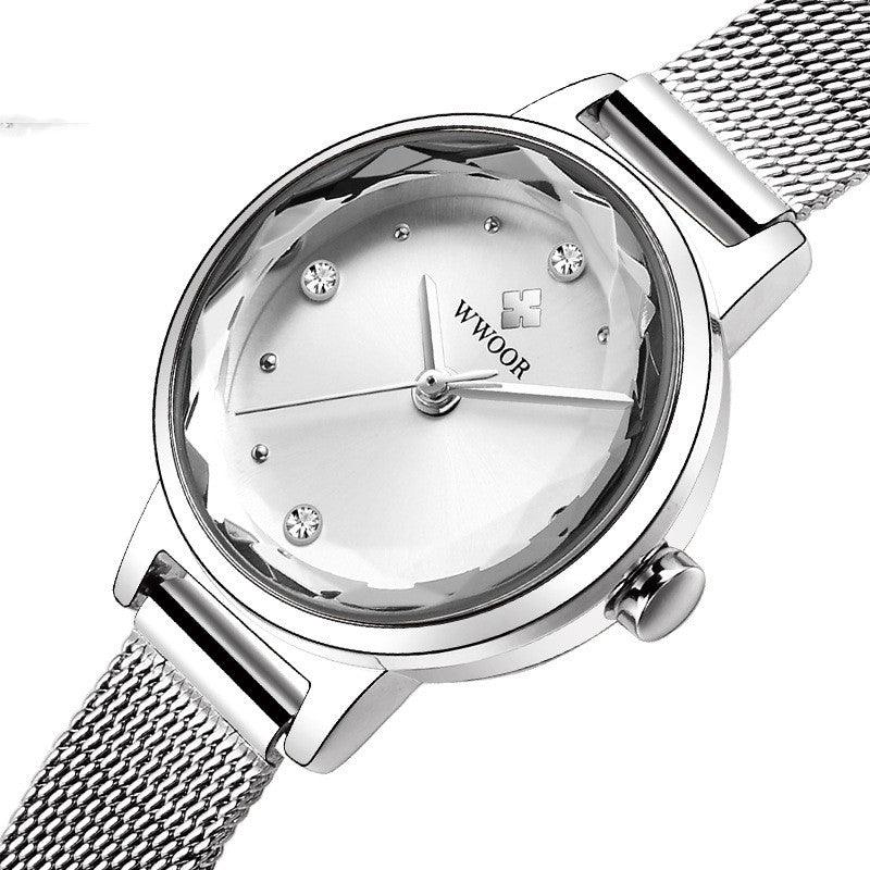 Simple Quartz Watch Mesh Strap - Image 3