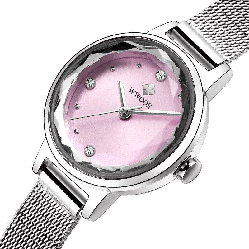Simple Quartz Watch Mesh Strap - Image 4