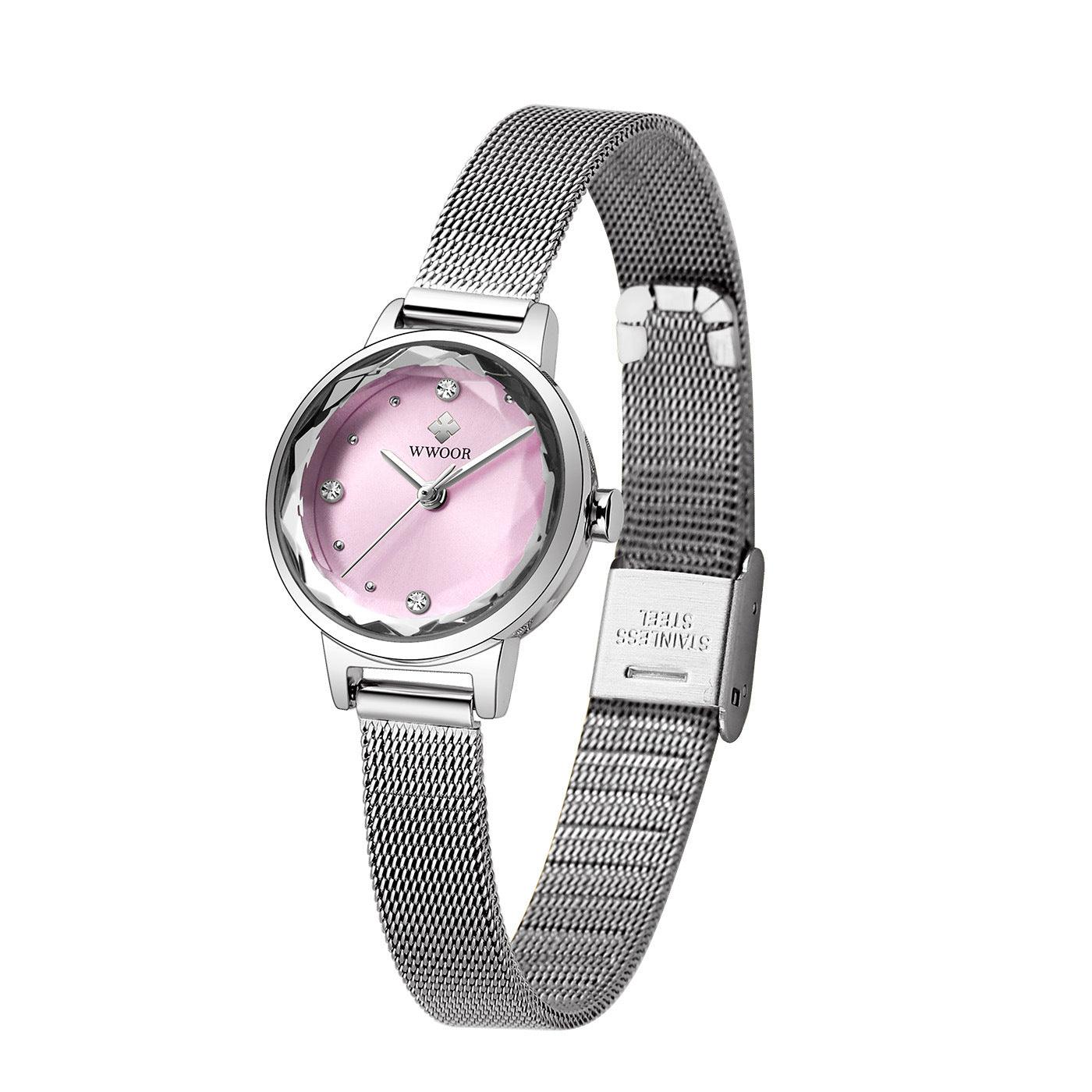 Simple Quartz Watch Mesh Strap - Image 5