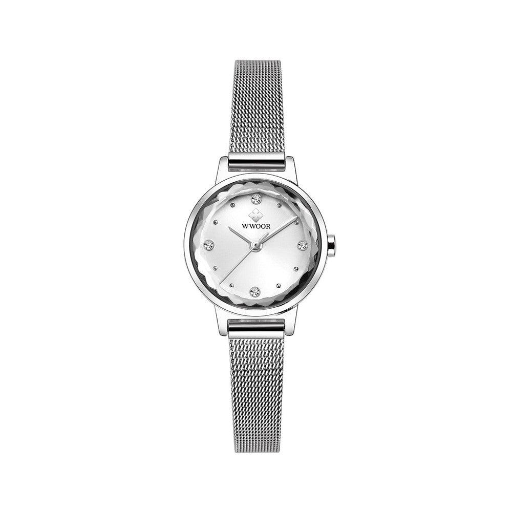 Simple Quartz Watch Mesh Strap - Image 6