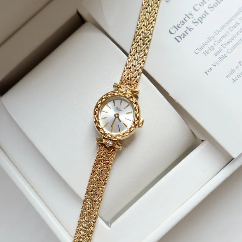 Simple Retro Special Interest Light Luxury Small Gold Watch - Image 10