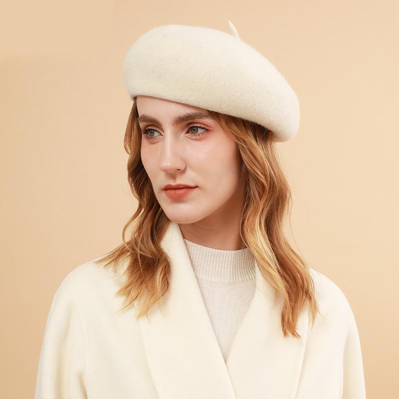Simple Solid Beret - Image 3