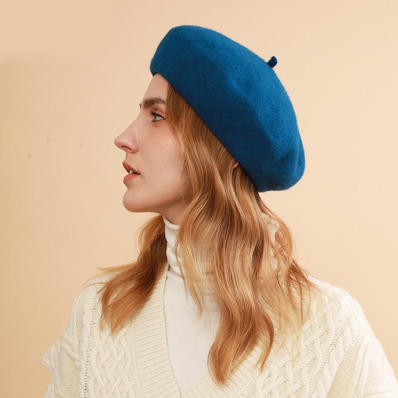 Simple Solid Beret - Image 5