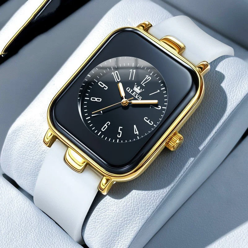 Simple Silicone Band Quartz Watch For Women - Image 2