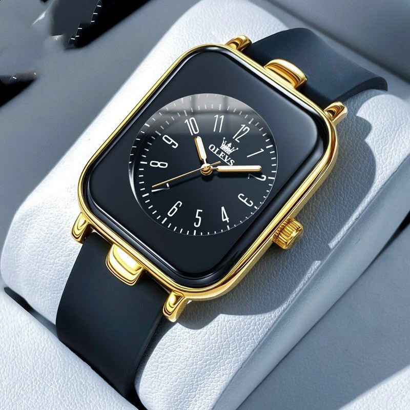 Simple Silicone Band Quartz Watch For Women - Image 5