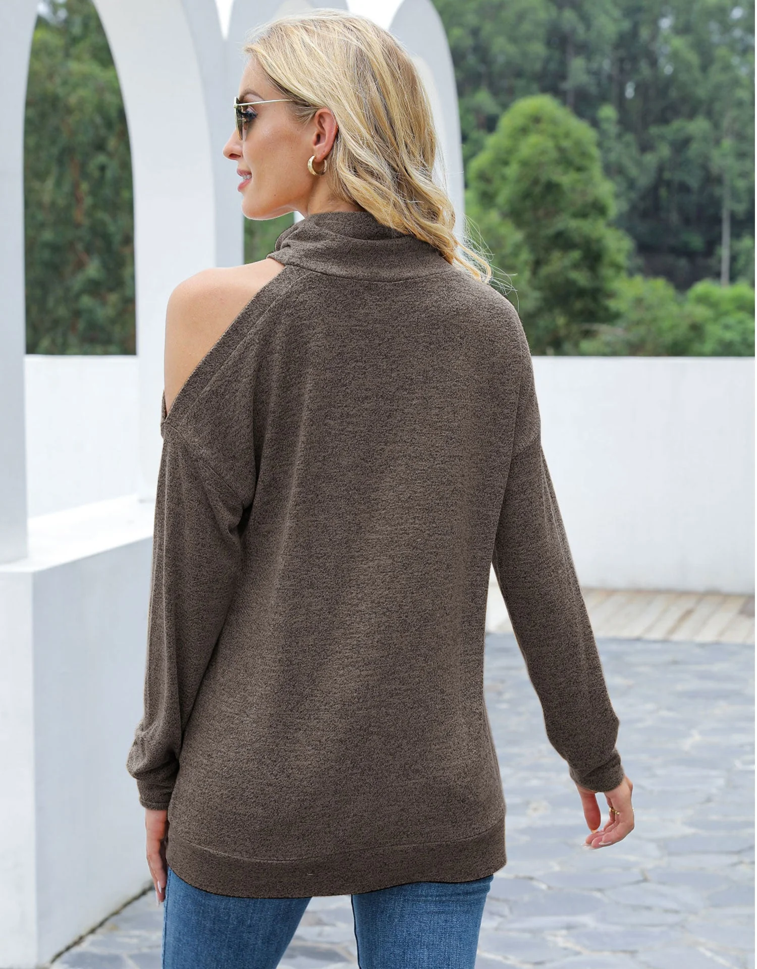 Single Cold Shoulder Long Sleeve - Image 24
