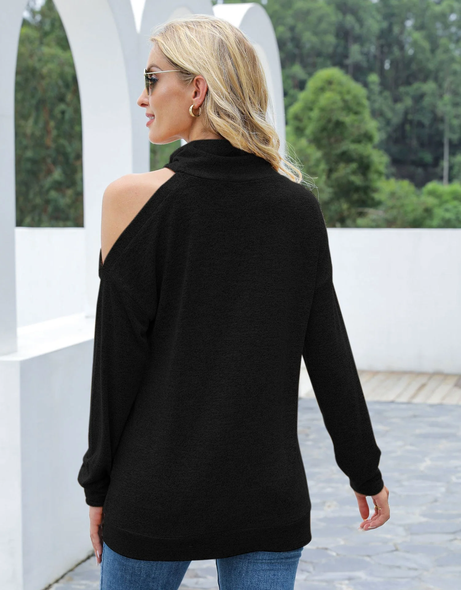 Single Cold Shoulder Long Sleeve - Image 6