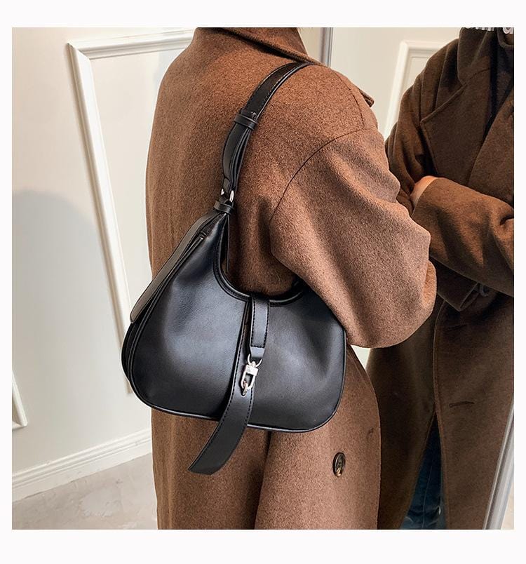Single Lock Baguette Bag - Image 4
