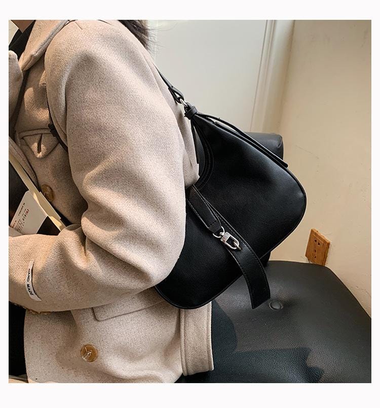 Single Lock Baguette Bag - Image 5